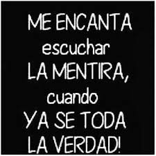 Mentiras rojas naranjas amarillasverdesazules moradas