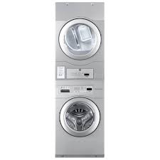 Take another look at stackable front loading washers and dryers. Encore Commercial Stacked Washer Dryer Combo Electric