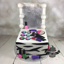 See more ideas about make up cake, cupcake cakes, cake. Zebra Print Makeup Vanity Cake Birthday Cake Girls Make Up Cake Kids Cake
