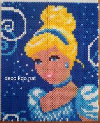 Deco Kdo Nat Perles Hama Tableau De Cendrillon Perles Hama Perle Motifs Perles Hama