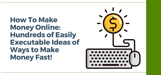 And since there are so many different methods to do that, everyone can find a little bit of happiness here. How To Make Money Online 100 S Of Easily Executable Ideas