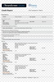 While your credit report is used to determine your credit score, the individual bureaus neither generate nor keep your credit score on file. Experian Credit Report Meijer Job Application Form Pdf Hd Png Download 2480x3508 3446890 Pngfind
