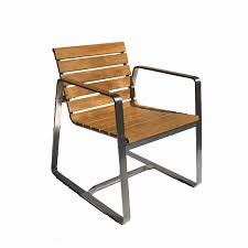 7 Pc Stainless Steel Teak Modern Outdoor Rectangular Dining Table Set Regnatt Teak Patio Furniture Teak Outdoor Furniture Teak Garden Furniture In 2020 Modern Outdoor Dining Chairs Outdoor Dining Chairs Teak Patio Furniture