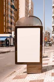 Blank Advertising Stand Near The Street In The City Free Photo Instagram Photo Frame Polaroid Picture Frame Instagram Frame