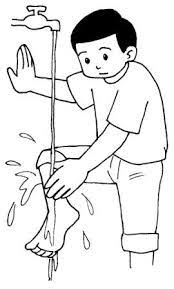 Wudhu memiliki syarat sah dan rukun yang wajib dikerjakan agar sah dan sesuai aturan syariat. Gambar Mewarnai Orang Wudhu