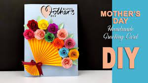 Use different widths and patterns to create a unique look. Diy Mother S Day Card Mother S Day Card Making Ideas Handmade Card For Mom Birthday Cards Youtube