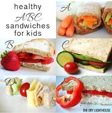 It's tasty and easy to put together. 5 Abc Healthy Sandwiches For Kids Back To School Ideas