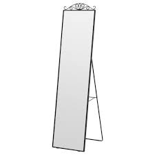 karmsund floor mirror black 15 3 4x65 3 4 ikea in 2021 standing mirror floor mirror mirror