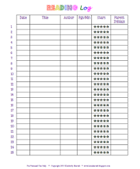 Helpingmoms Home Reading Log Printable Reading Log Printable Reading Logs Homeschool Reading