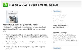 Apple Releases Os X 10 6 8 Supplemental Update For Snow