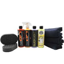 Perfectly assembled kit for owners of dark automobiles. Black Car Care Kit