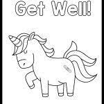 Search through 52593 colorings, dot to dots, tutorials and silhouettes. Free Download Get Well Unicorn Coloring Page The Art Kit