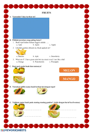 Read some of the poems submitted to our vaccine poetry contest! Buah Buahan Online Activity For 1