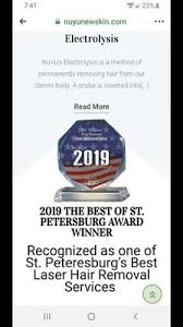 We provide detail information and before & after photos of laser hair removal in st. Nu Yu Laser Hair Removal 6387 Central Ave Saint Petersburg Fl Hair Removing Mapquest