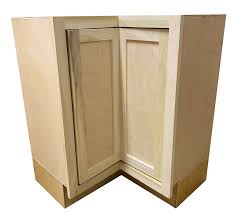 Kitchen Corner Base Cabinet W Lazy Susan Unfinished Poplar Shaker Style In 2020 Corner Base Cabinet Base Cabinets Kitchen Corner