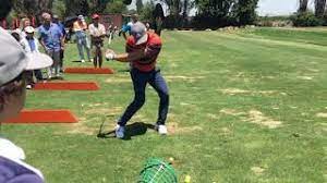 Ping prototype pld anser (black finish) grip: Joaquin Niemann Shoulder Head Dip On Driver Swing Wojdylo Golf