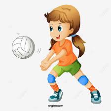 Anatomía y movimientos del cuerpo. Pintado A Mano De Dibujos Animados Jugando A Los Jugadores De Voleibol Dibujos Animados Voleibol Atleta Png Y Psd Para Descargar Gratis Pngtree
