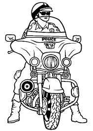 Vorlagen zum ausdrucken zum thema polizei und krankenwagen. Polizei 3 Ausmalbild