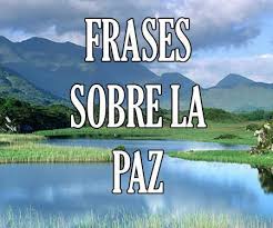 Mensajes Frases De Paz Para Adultos Ninos Cortas Bonitas Frases De Paz Mundial Frases De Paz Paz