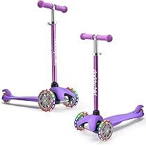 3 Wheel Scooters for Kids, Kick Scooter for Toddlers 3-8 Years Old, Boys  and Girls Scooter with Light Up Wheels, Mini Scooter for Children :  Amazon.ca: Sports & Outdoors