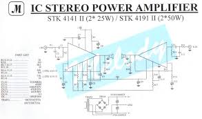 Check spelling or type a new query. 2x25w Stereo Power Amplifier With Stk4141ii Electronic Schematic Diagram