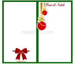 In questa pagina potete trovare le nostre letterine a babbo natale per i più piccoli, da stampare, colorare e completare. Menu Natalizio Da Scaricare Gratis Natale 25