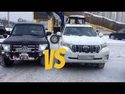 Toyota New Prado Vs Mitsubishi Pajero 4 Youtube