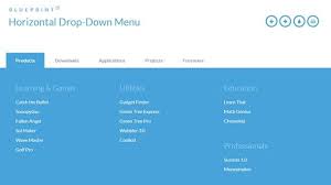 Horizontal Drop Down Menu Business Website Templates Css Website Templates Website Template