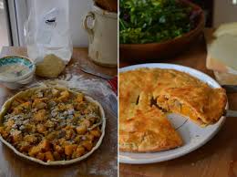 Mushroom tomato ricotta cheese couscous. Rachel Roddy S Recipe For Roast Pumpkin Mushroom And Chestnut Pie Christmas Food And Drink The Guardian