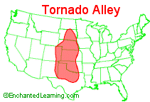Here's more about tornado alley, tornado. Tornado Alley Enchantedlearning Com