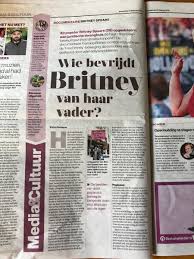 Jul 01, 2021 · britney spears's younger sister jamie lynn says she is proud of singer for speaking up; On Twitter One Of The Biggest Dutch Newspapers Doing A Big Article On Freebritney