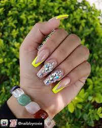 Sky Beads On Instagram Made In The Rgv Repost From Nailzbyroxie Using Repostregramapp Yes I Ch Bling Acrylic Nails Gel Acrylic Nails Swag Nails