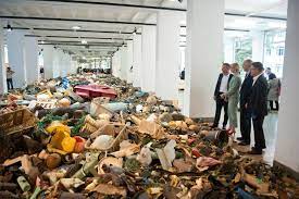 Vernissage Endstation Meer Facebook Marine Debris Environmental Art Ocean Art