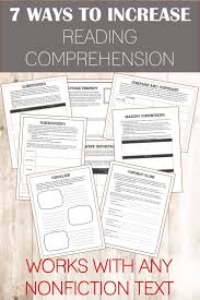 Nonfiction Reading Comprehension Worksheets Reading Skills Worksheets Reading Comprehension Worksheets Informational Text