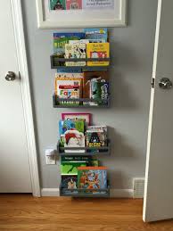 Gray Ikea Spice Rack Bookshelf Hack For Baby Bs Nursery Ikea Spice Racks As Book Shelves Ikea Spice Rack Home Decor