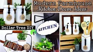 Dollar Tree Diy Farmhouse Kitchen Decor Diy Home Decor Ideas 2020 Youtube Farmhouse Kitchen Decor Diy Kitchen Decor Dollar Tree Diy