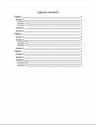 Apa table of contents template magdalene project org. Table Of Contents Distinctive Design