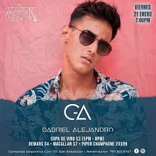 Este Viernes 21|ENERO tienes una cita con nosotros en #HaciendaLaFe  🎶GABRIEL ALEJANDRO🎼 a las 7:00pm Aquí disfrutas de una gran variedad de  maridaje🍹🍷🍸🍺pero sobre todo buena comida 🥘 en un ambiente familiar