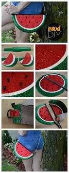 Mood Diy How To Sew A Watermelon Purse Mood Sewciety Ideias Para Artesanato Tutorial Faca Voce Mesmo Artesanato E Faca Voce Mesmo