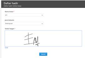 Contoh membuat daftar hadir rapat. Cara Membuat Daftar Hadir Online Untuk Rapat Kelulusan Langsung Tanda Tangan Info Pendidikan Terbaru