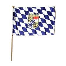 Fc bayern munich (logo based upon the flag). Fahne Bayern Oktoberfest Mit Holzstab 3 Stuck