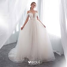 Modern wedding dresses are especially relevant in an age where a wedding reaches beyond the walls of a church and reception. Modern Fashion Ivory See Through Wedding Dresses 2018 A Line Princess U Neck Amazing Unique Short