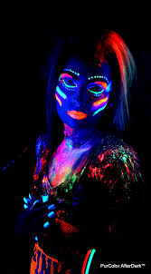 Nice Uv Neon Face Paint Neon Painting Neon Photoshoot