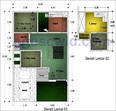 Desain Rumah Compact Denah 8x13 Febri Model Pdf 01 Aguscwid Aguscwid Design Rumah
