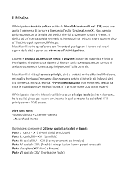 Stai cercando il riassunto della vita di niccolò machiavelli, autore del trattato politico il principe? Riassunti Su Il Principe Di Macchiavelli Docsity