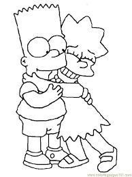 Download and print these bart simpson coloring pages for free. Simpsons Coloring Page For Kids Free The Simpsons Printable Coloring Pages Online For Kids Coloringpages101 Com Coloring Pages For Kids