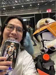 My first time in Star Wars celebration! It felt like living in a dream So  good to see all of you May the force with you !