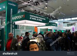 Hannover Germany March 10 Stand Kaspersky Stock Photo Edit Now 97795601