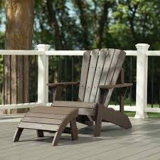 Lifetime Plastic Resin Adirondack Chair With Ottoman Adirondackchairs Adirondack Chair Chair And Ottoman Chair And Ottoman Set
