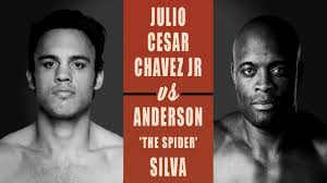 Anderson silva defeats julio cesar chavez jr via split decision. Julio Cesar Chavez Jr Vs Anderson Silva Official For June Ppv In Mexico Youtube